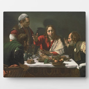The Supper at Emmaus, 1601 (olie en tempera) Fotoplaat