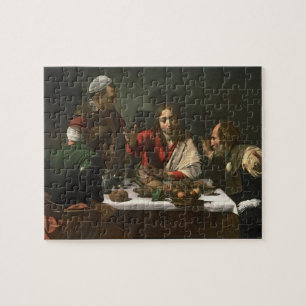 The Supper at Emmaus, 1601 (olie en tempera) Legpuzzel