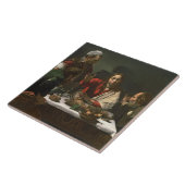 The Supper at Emmaus, 1601 (olie en tempera) Tegeltje (Zijkant)