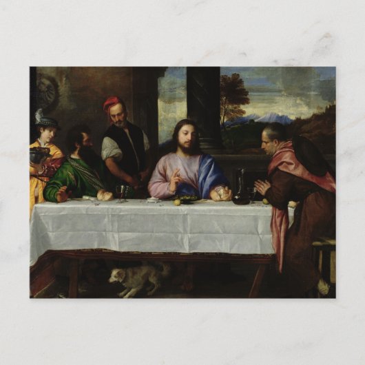 The Supper at Emmaus, c.1535 Briefkaart (Voorkant)
