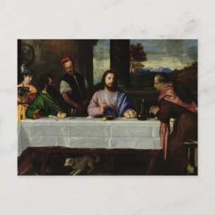 The Supper at Emmaus, c.1535 Briefkaart