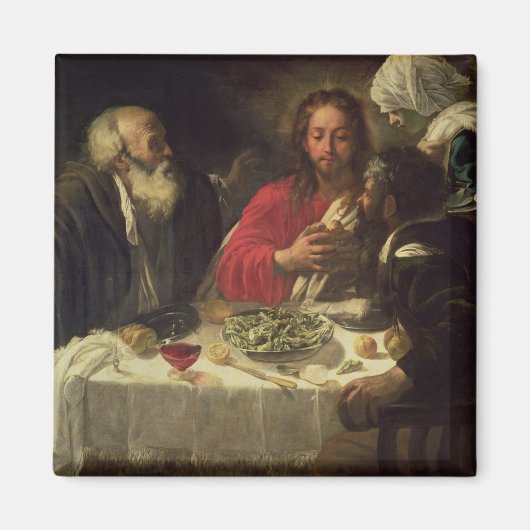 The Supper at Emmaus, c.1614-21 Magneet (Voorkant)