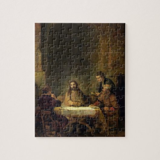 The Supper at in Emmaus, 1648 (olie op het paneel) Legpuzzel (Verticaal)
