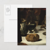 The Supper in Emmaus, 1601 Briefkaart (Voorkant / Achterkant)