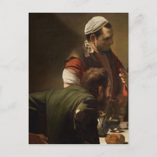 The Supper in Emmaus, 1601 Briefkaart