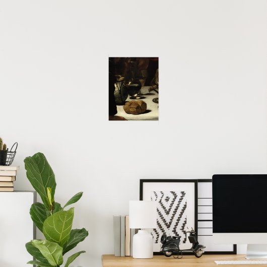 The Supper in Emmaus, 1601 Poster (Thuiskantoor)