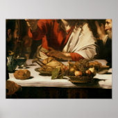 The Supper in Emmaus, 1601 Poster (Voorkant)