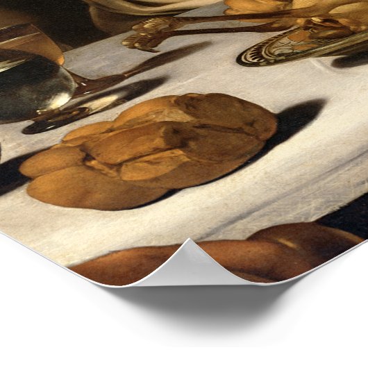 The Supper in Emmaus, 1601 Poster (Hoek)