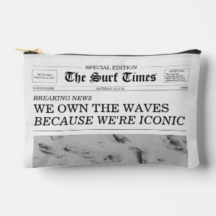 The Surf Times Krant Wij Beheersen de Golven Etui