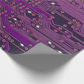 The surface of the digital circuitbackground,abstr cadeaupapier (Hoek)