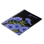 The 'Surfinia Blue Vein' Petunia Pop Art Notitieboek (Linkerzijde)