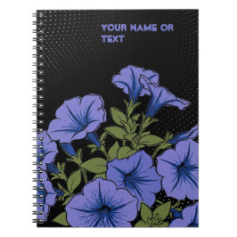 The 'Surfinia Blue Vein' Petunia Pop Art Notitieboek