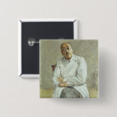 The Surgeon, Ferdinand Sauerbruch, 1932 Vierkante Button 5,1 Cm (Voorkant /achterkant)