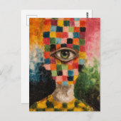 The Surreal Single Eye Briefkaart (Voorkant / Achterkant)