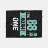 The Sushi One _ Matching Family Couple Friends – V Fleece Deken (Voorkant (Horizontaal))