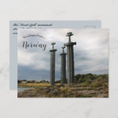 The Sverd I Fjell Monument Norway Briefkaart (Voorkant / Achterkant)