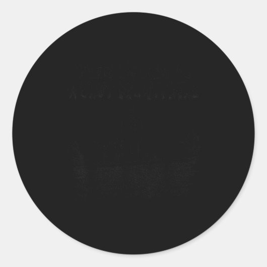 The Swamp’s Worst Ronde Sticker (Voorkant)