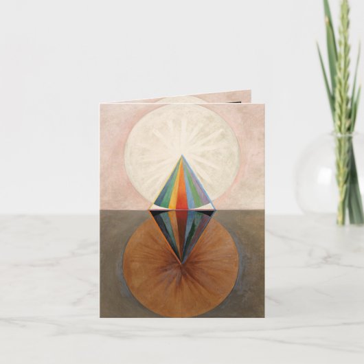 The Swan, Group IX, No.12 van Hilma af Klint Bedankkaart (Voorkant)