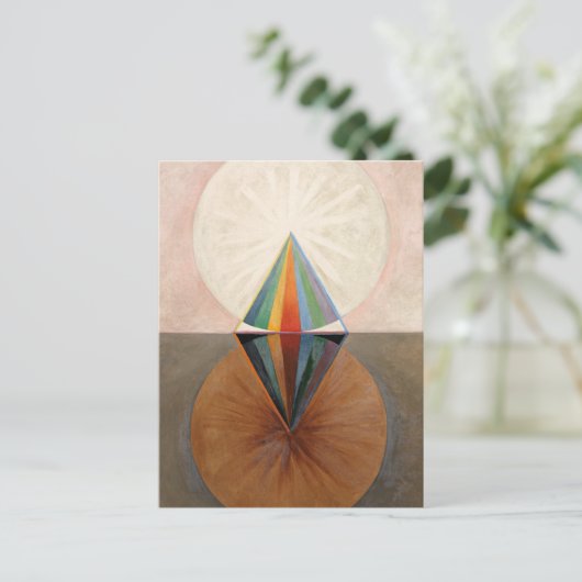 The Swan, Group IX, No.12 van Hilma af Klint Briefkaart (Staand voorkant)