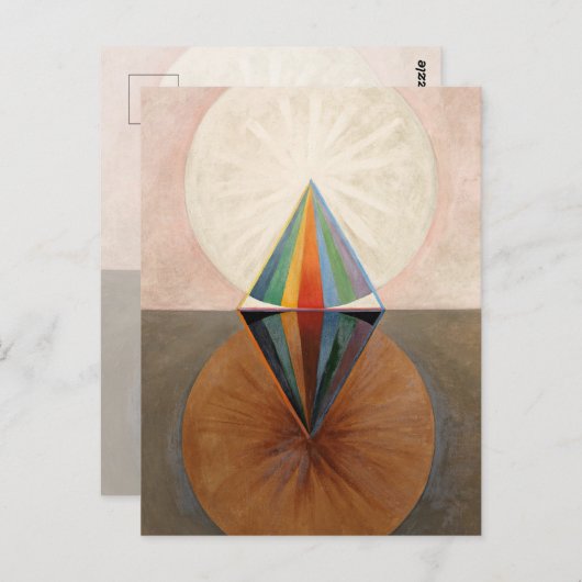 The Swan, Group IX, No.12 van Hilma af Klint Briefkaart (Voorkant / Achterkant)