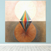 The Swan, Group IX, No.12 van Hilma af Klint Canvas Afdruk (Insitu (Houten vloer))
