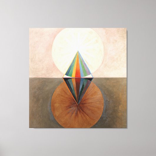 The Swan, Group IX, No.12 van Hilma af Klint Canvas Afdruk (Voorkant)