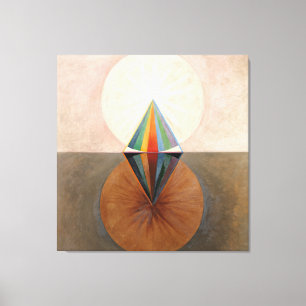 The Swan, Group IX, No.12 van Hilma af Klint Canvas Afdruk