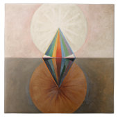 The Swan, Group IX, No.12 van Hilma af Klint Tegeltje (Voorkant)