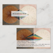 The Swan, Group IX, No.12 van Hilma af Klint Visitekaartje (Voorkant / Achterkant)