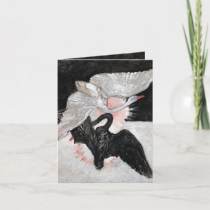The Swan, Group IX, No.2 van Hilma af Klint Bedankkaart