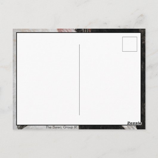 The Swan, Group IX, No.2 van Hilma af Klint Briefkaart (Achterkant)