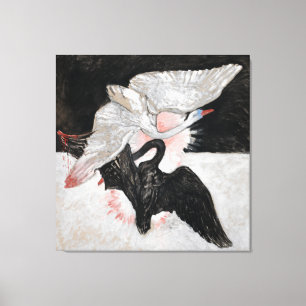 The Swan, Group IX, No.2 van Hilma af Klint Canvas Afdruk