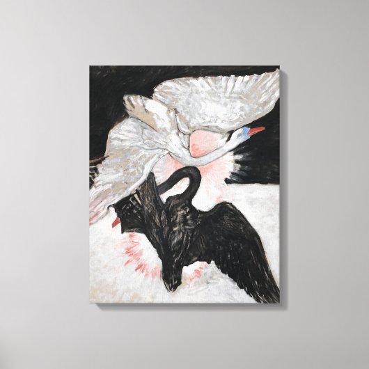 The Swan, Group IX, No.2 van Hilma af Klint Canvas Afdruk (Voorkant)