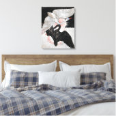 The Swan, Group IX, No.2 van Hilma af Klint Canvas Afdruk (Insitu (Slaapkamer))