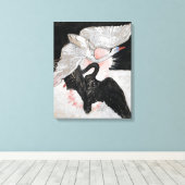 The Swan, Group IX, No.2 van Hilma af Klint Canvas Afdruk (Insitu (Houten vloer))