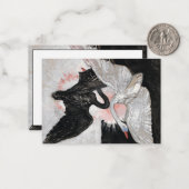 The Swan, Group IX, No.2 van Hilma af Klint Notitiekaartje (Voorkant / Achterkant in situ)