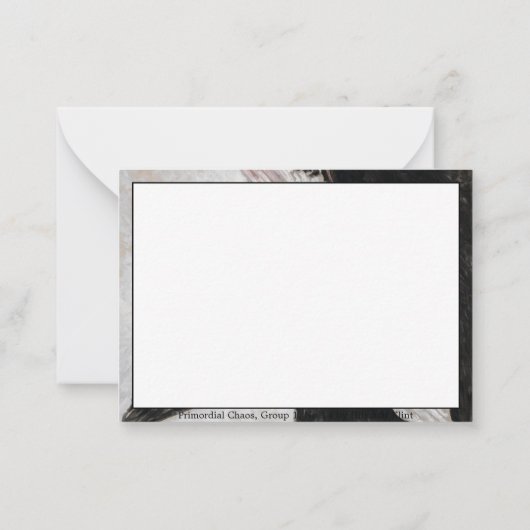 The Swan, Group IX, No.2 van Hilma af Klint Notitiekaartje (Achterkant)