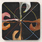 The Swan, Group IX, No.7 van Hilma af Klint Bier Onderzetter (Voorkant)