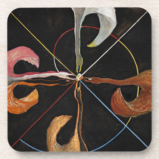 The Swan, Group IX, No.7 van Hilma af Klint Bier Onderzetter (Voorkant)