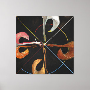 The Swan, Group IX, No.7 van Hilma af Klint Canvas Afdruk