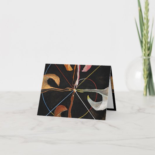 The Swan, Group IX, No.7 van Hilma af Klint Kaart (Voorkant)