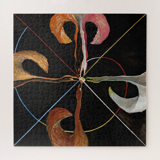 The Swan, Group IX, No.7 van Hilma af Klint Legpuzzel (Horizontaal)