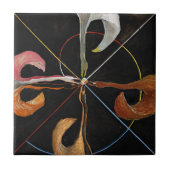 The Swan, Group IX, No.7 van Hilma af Klint Tegeltje (Voorkant)