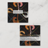 The Swan, Group IX, No.7 van Hilma af Klint Vierkante Visitekaartje (Voorkant / Achterkant)