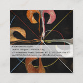 The Swan, Group IX, No.7 van Hilma af Klint Vierkante Visitekaartje (Achterkant)