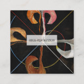 The Swan, Group IX, No.7 van Hilma af Klint Vierkante Visitekaartje (Voorkant)