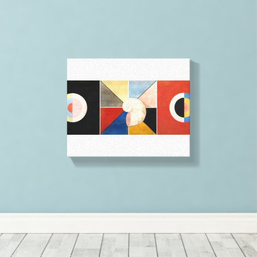 The Swan, Group IX van Hilma af Klint Canvas Afdruk (Insitu (Houten vloer))