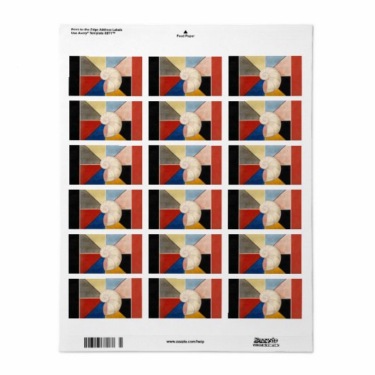 The Swan, Group IX van Hilma af Klint Etiket (Full Sheet)