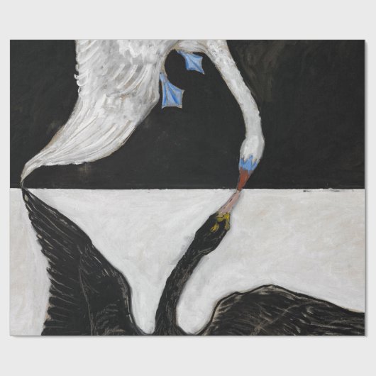 The Swan No.1 van Hilma af Klint Cadeaupapier (Vlak)