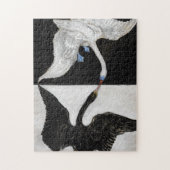 The Swan No.1 van Hilma af Klint Legpuzzel (Verticaal)